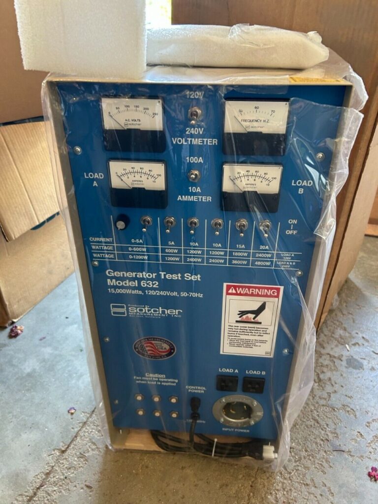 Sotcher 632 Generator Test Set