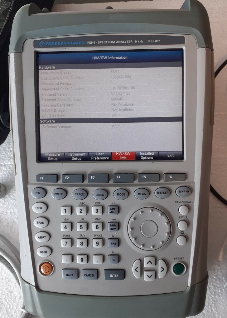 Rohde & Schwarz FSH 4.04